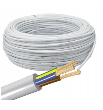 PRZEWÓD KABEL LINKA GIĘTKI OWY H05VV-F 3 x 2,5mm2 ELEKTROKABEL 4m