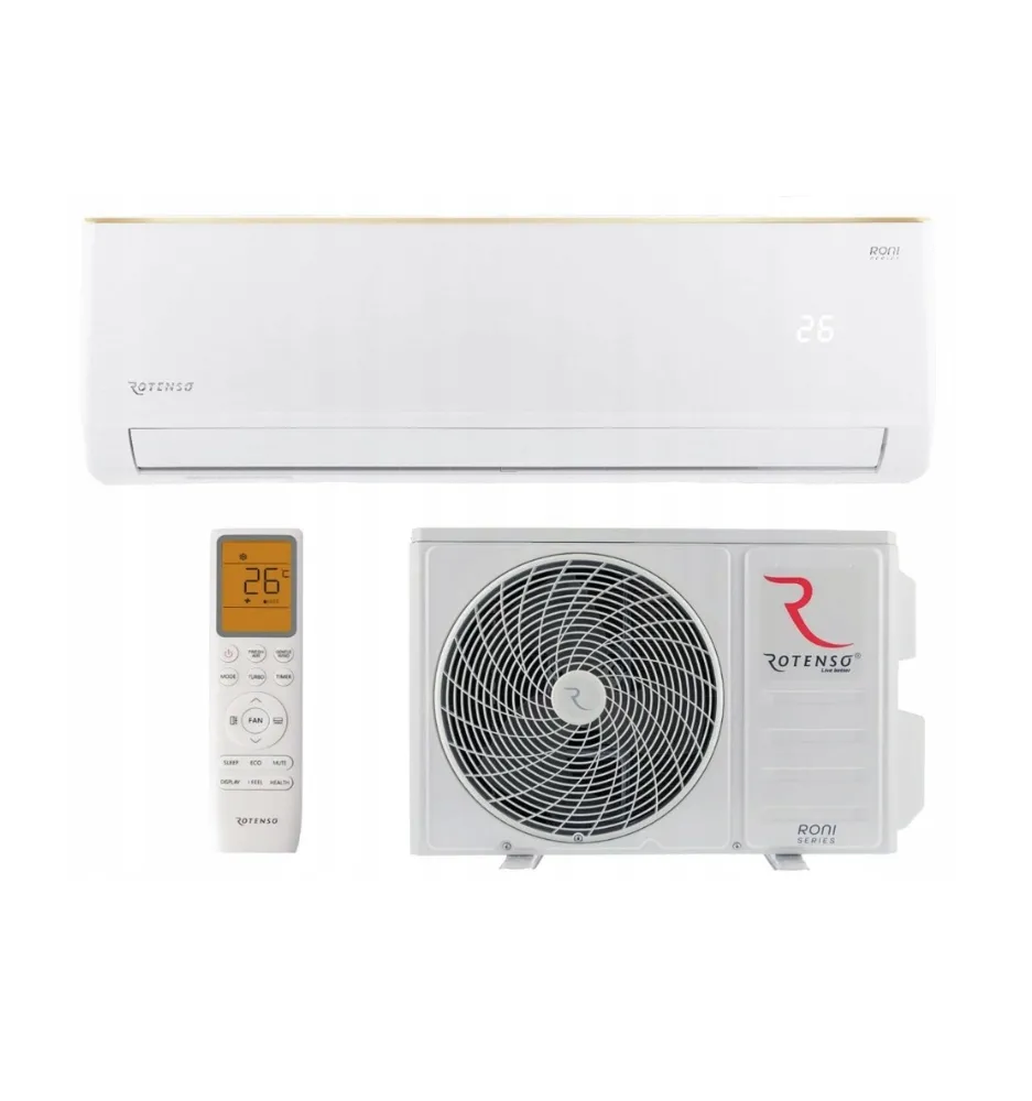 ZESTAW GOTOWY do MONTAŻU Klimatyzacja Rotenso Roni 3,5kW 40m2 ścienna WI FI ZESTAW GOTOWY do MONTAŻU Klimatyzacja Rotenso Roni 3,5kW 40m2 ścienna WI FI