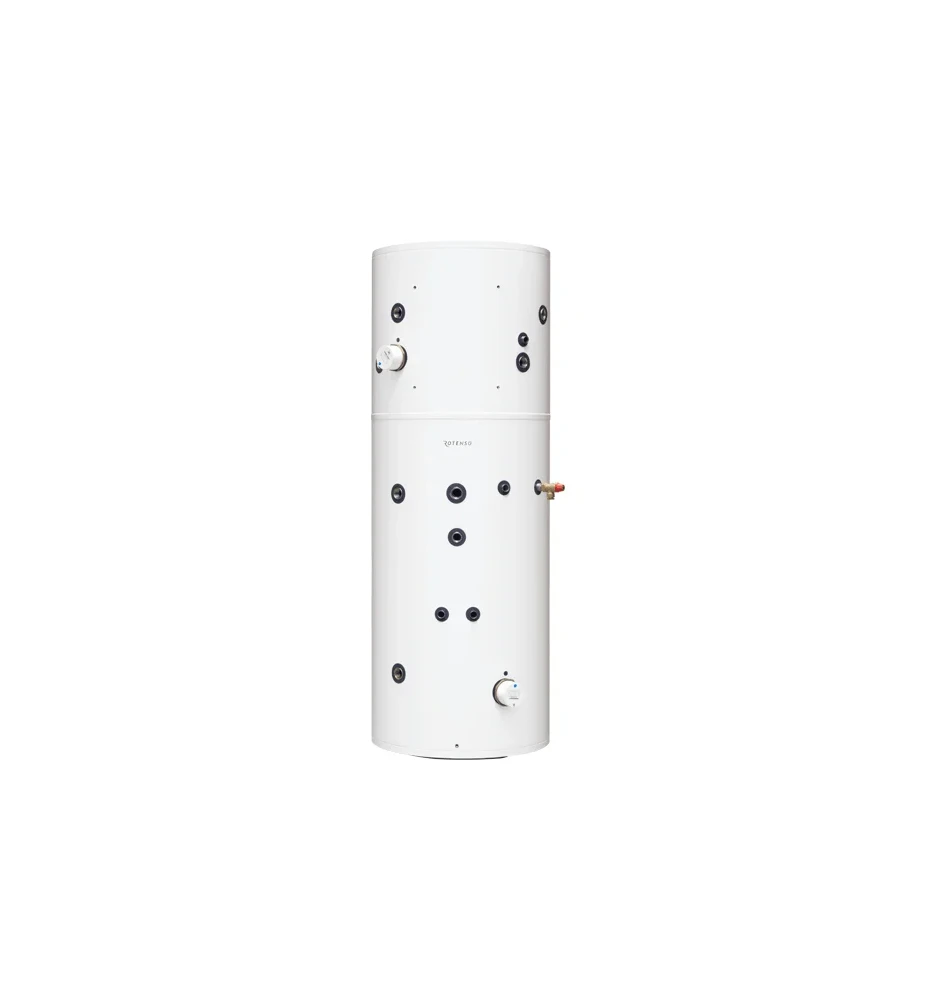 Zbiornik CWU ze stali nierdzewnej z buforem Thermos Twin Inox AQT200+9 Zbiornik CWU ze stali nierdzewnej z buforem Thermos Twin Inox AQT200+9
