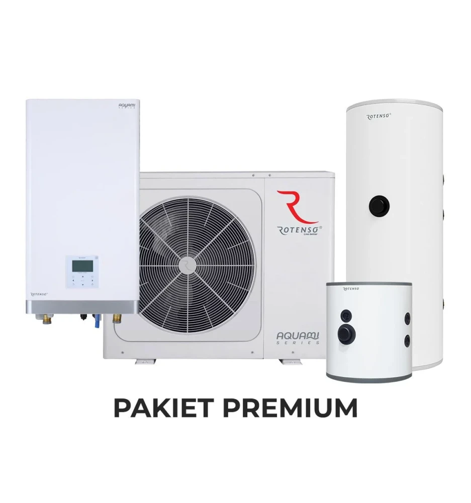 Pakiet PREMIUM - Rotenso AQUAMI Split 8 kW z akcesoriami Pakiet PREMIUM - Rotenso AQUAMI Split 8 kW z akcesoriami